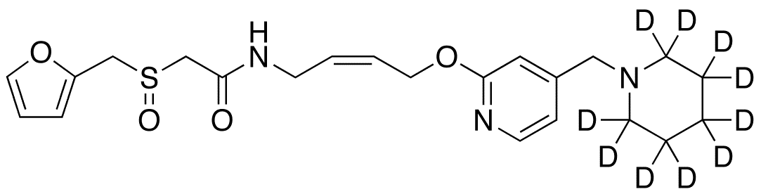 	rac Lafutidine-d10 - Chemical structure and product image