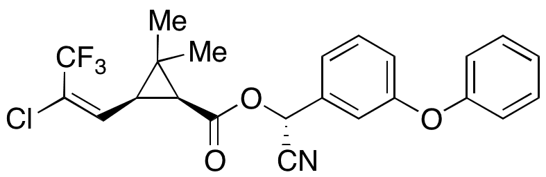 	1S-cis-(E)-Lambda-Cyhalothrin - Chemical structure and product image