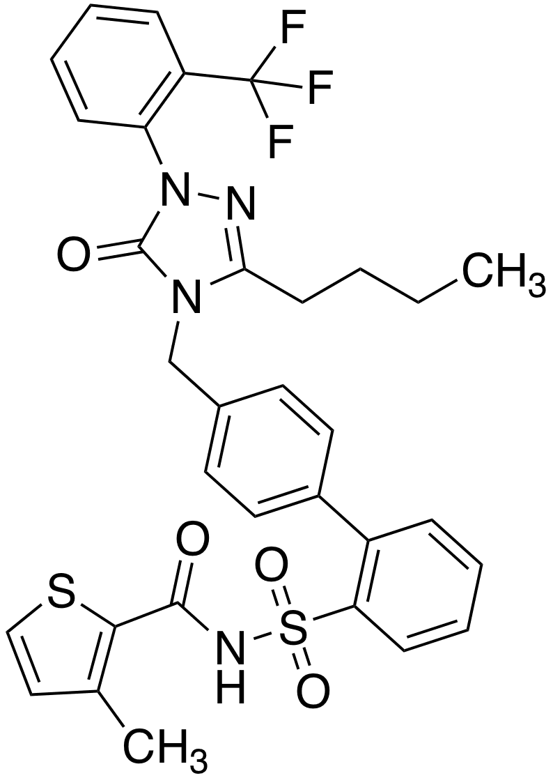 	L-161,982 - Chemical structure and product image