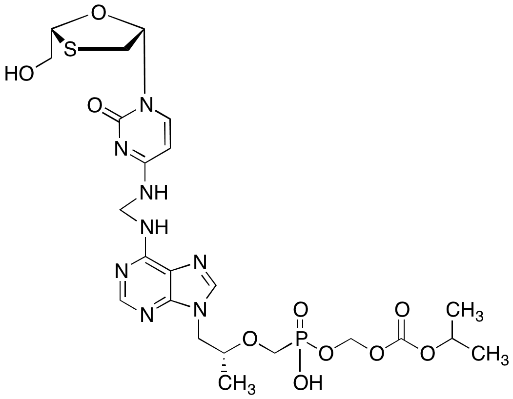 	Lamivudine Tenofovir Monosoproxil Methane - Chemical structure and product image