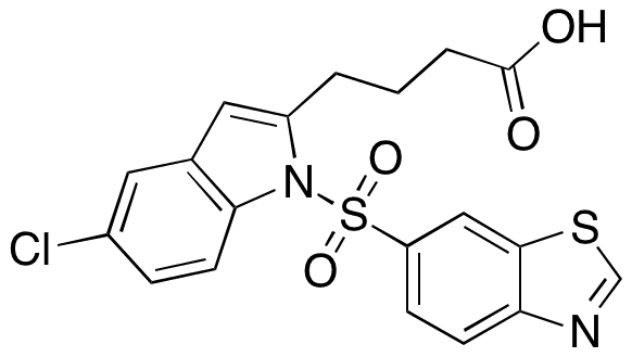 	Lanifibranor - Chemical structure and product image