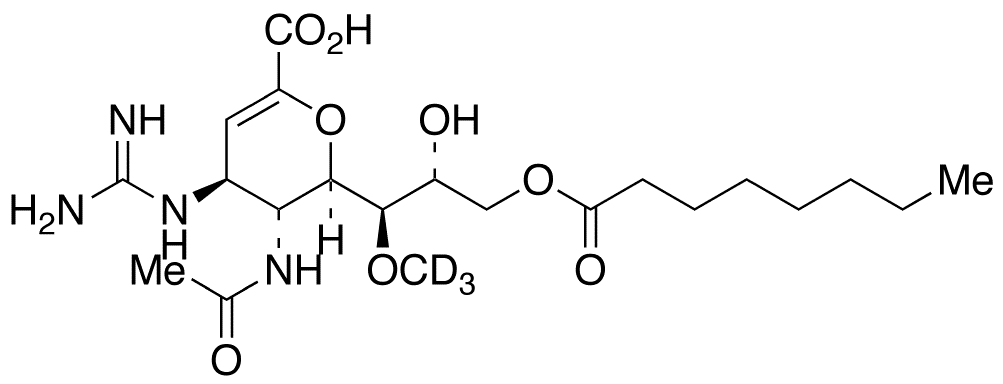 	Laninamivir Octanoate-d3 - Chemical structure and product image