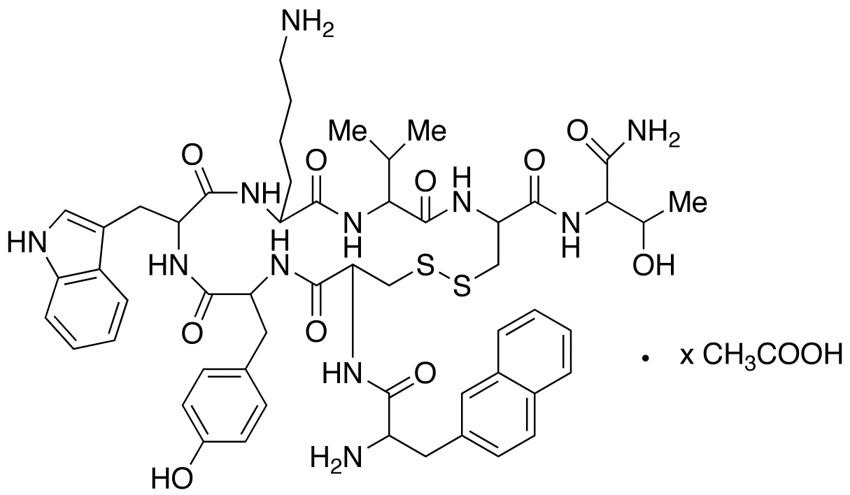 	Lanreotide Acetate - Chemical structure and product image