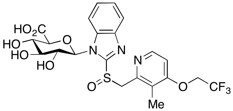 	Lansoprazole beta-D-Glucuronide - Chemical structure and product image