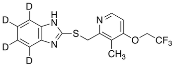 	Lansoprazole Sulfide-d4 - Chemical structure and product image