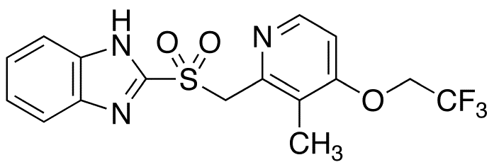	Lansoprazole Sulfone - Chemical structure and product image