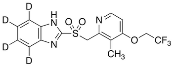 	Lansoprazole Sulfone-d4 - Chemical structure and product image