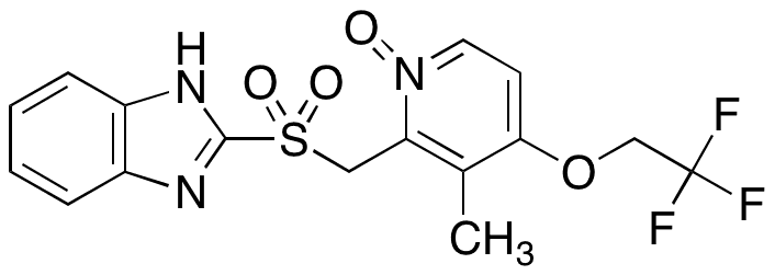 	Lansoprazole Sulfone N-Oxide - Chemical structure and product image