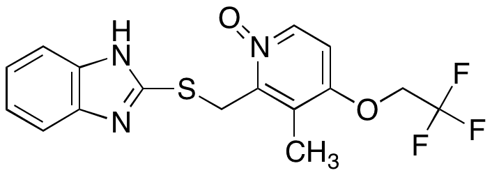 	Lansoprazole Sulfide N-Oxide - Chemical structure and product image
