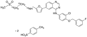 	Lapatinib-13C2,15N Ditosylate - Chemical structure and product image