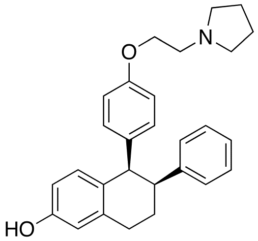 	rac-Lasofoxifene - Chemical structure and product image