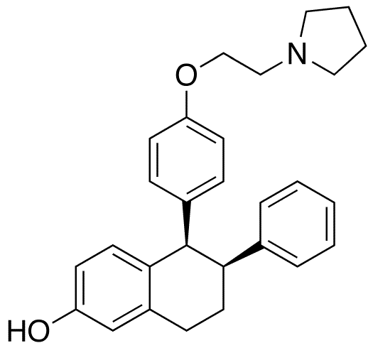 	Lasofoxifene - Chemical structure and product image