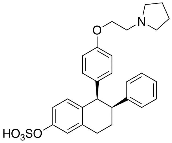 	Lasofoxifene Sulfate - Chemical structure and product image