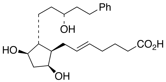 	trans-Latanoprost Acid - Chemical structure and product image