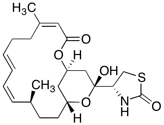 	Latrunculin A, Latrunculia magnifica - Chemical structure and product image