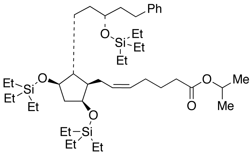 	Latanoprost Tris(triethylsilyl) Ether - Chemical structure and product image