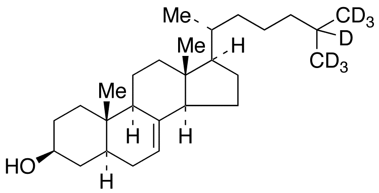 	Lathosterol-d7 - Chemical structure and product image
