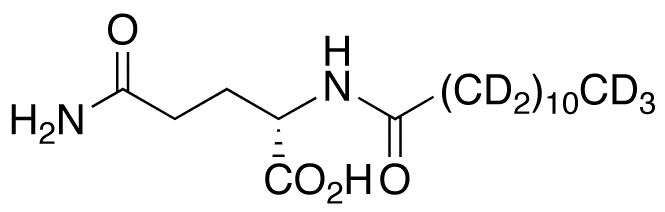 N2-Lauroyl-L-glutamine-d23 - Chemical structure and product image