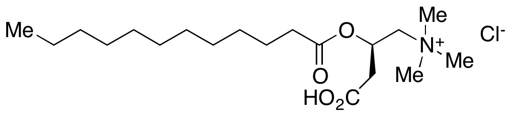 	Lauroyl-L-carnitine Hydrochloride - Chemical structure and product image