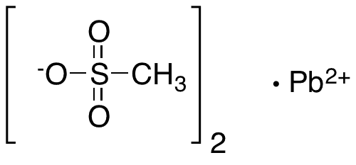 	Lead(II) Methanesulfonate (50 wt. % in H20) - Chemical structure and product image