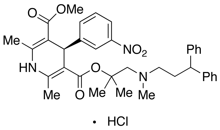 	(R)-Lercanidipine Hydrochloride - Chemical structure and product image