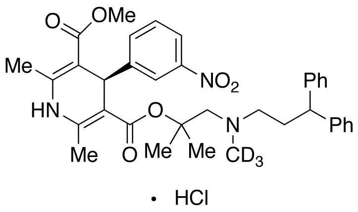 	(R)-Lercanidipine-d3 Hydrochloride - Chemical structure and product image