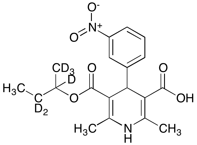 	Lercanidipine Impurity A-d5 - Chemical structure and product image