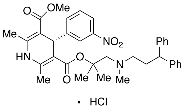 	(S)-Lercanidipine Hydrochloride - Chemical structure and product image