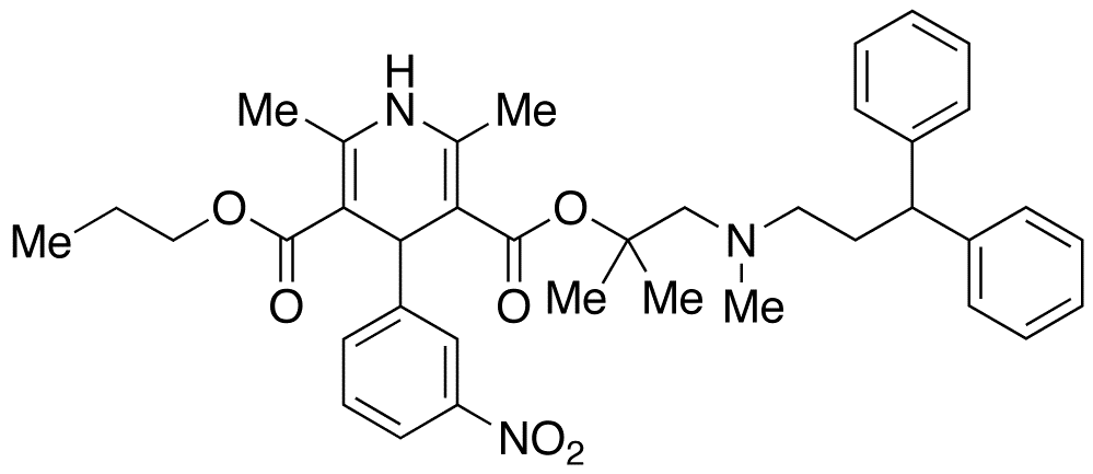 	Lercanidipine 5-Desmethyl-5-Propyl Ester - Chemical structure and product image