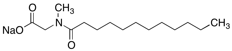 Lauroylsarcosine Sodium Salt - Chemical structure and product image