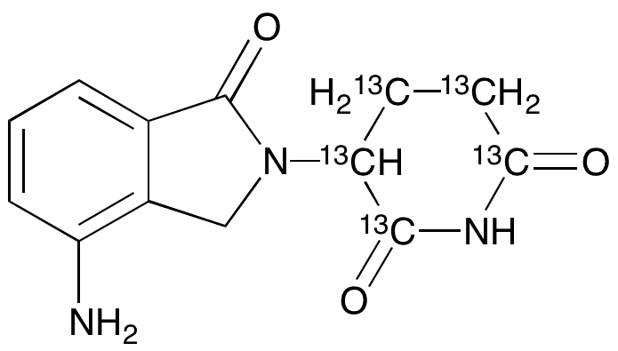 	rac Lenalidomide-13C5 - Chemical structure and product image