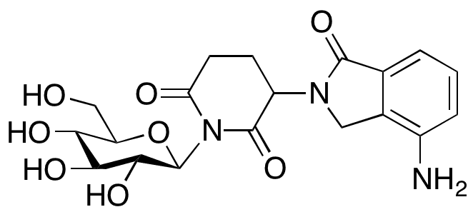	Lenalidomide N(imido)-Glucoside - Chemical structure and product image