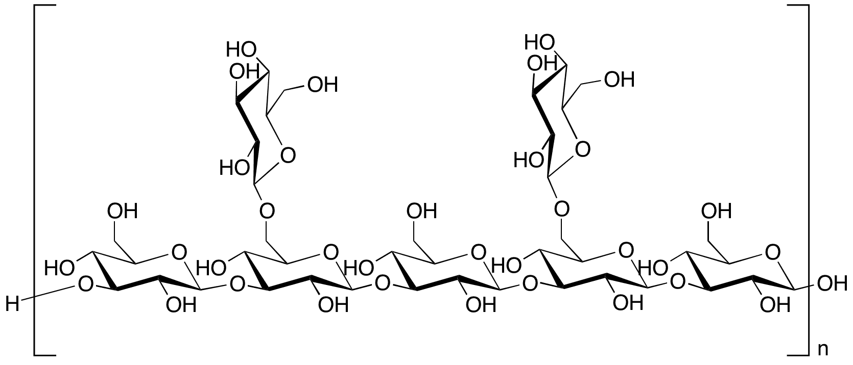 	Lentinan (Technical Grade) - Chemical structure and product image