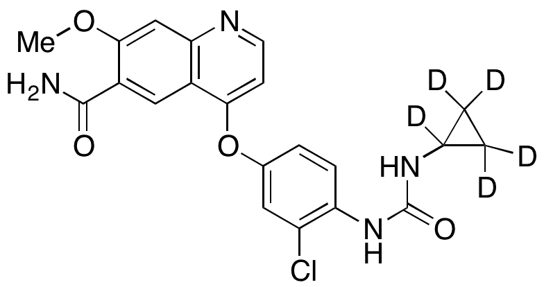 	Lenvatinib-d5 - Chemical structure and product image