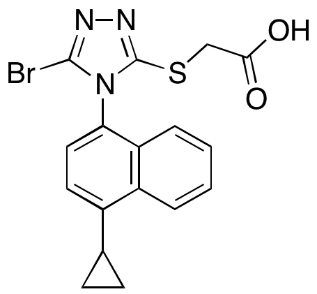 	Lesinurad - Chemical structure and product image