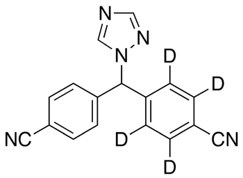	Letrozole-d4 (major) - Chemical structure and product image