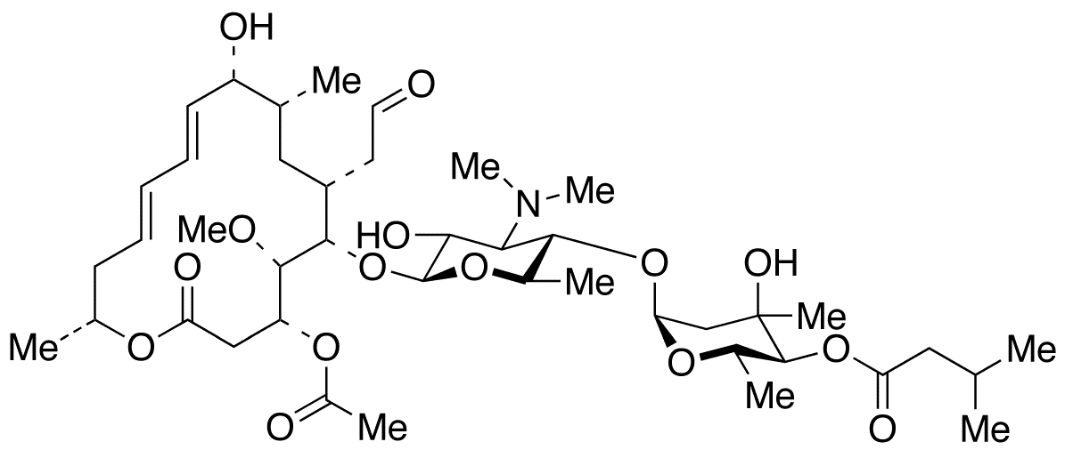 Leucomycin A3 - Chemical structure and product image