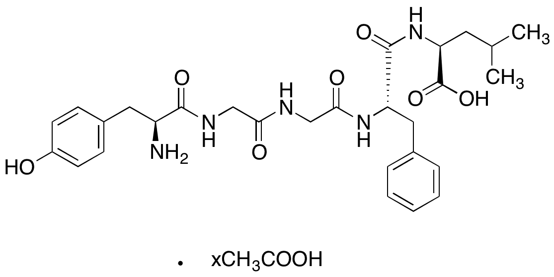 	[Leu5]-Enkephalin Acetate - Chemical structure and product image