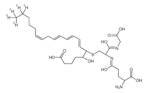 	Leukotriene C4-d5 - Chemical structure and product image