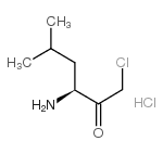 	L-Leucine chloromethyl ketone hydrochloride - Chemical structure and product image