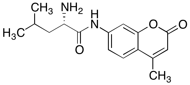 	L-Leucine 7-Amido-4-methylcoumarin - Chemical structure and product image