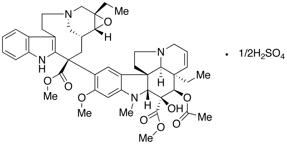 	Leurosine Sulfate - Chemical structure and product image