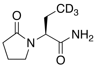 	Levetiracetam-d3 (contains d0) - Chemical structure and product image