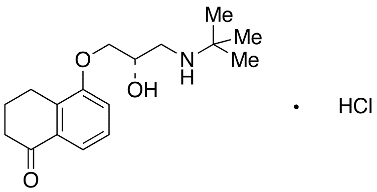 	Levobunolol Hydrochloride - Chemical structure and product image
