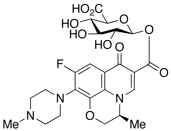 	Levofloxacin Acyl-beta-D-glucuronide 80% - Chemical structure and product image