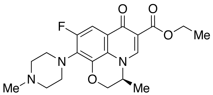 Levofloxacin Ethyl Ester - Chemical structure and product image
