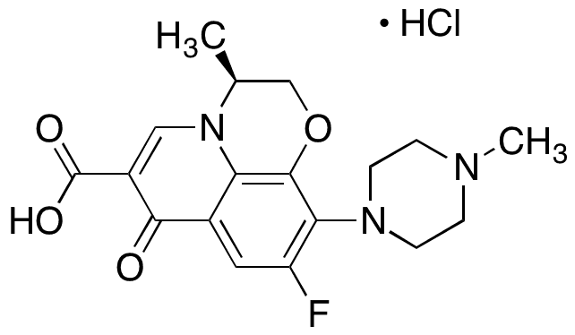 	Levofloxacin Hydrochloride - Chemical structure and product image