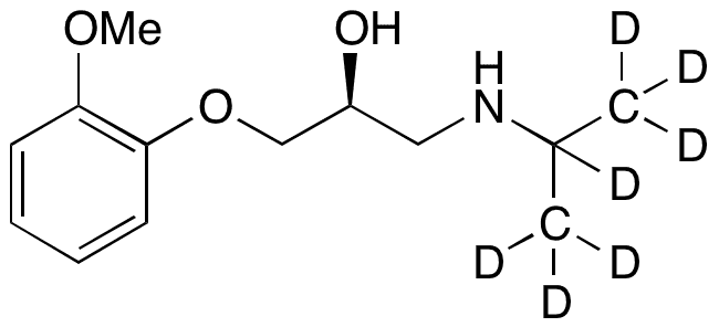 	Levomoprolol-d7 - Chemical structure and product image