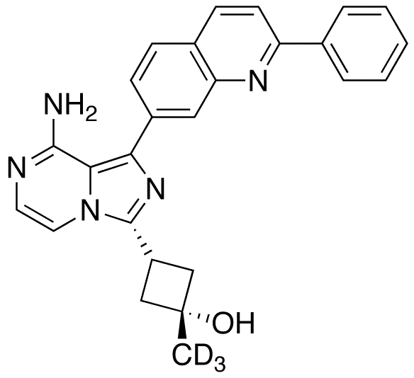 	Linsitinib-d3 - Chemical structure and product image