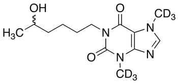 	(+/-)-Lisofylline-d6 - Chemical structure and product image